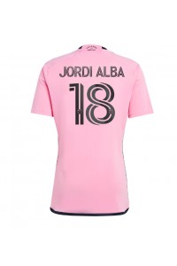 Inter Miami Jordi Alba #18 Fotballdrakt Hjemme Klær 2024-25 Korte ermer